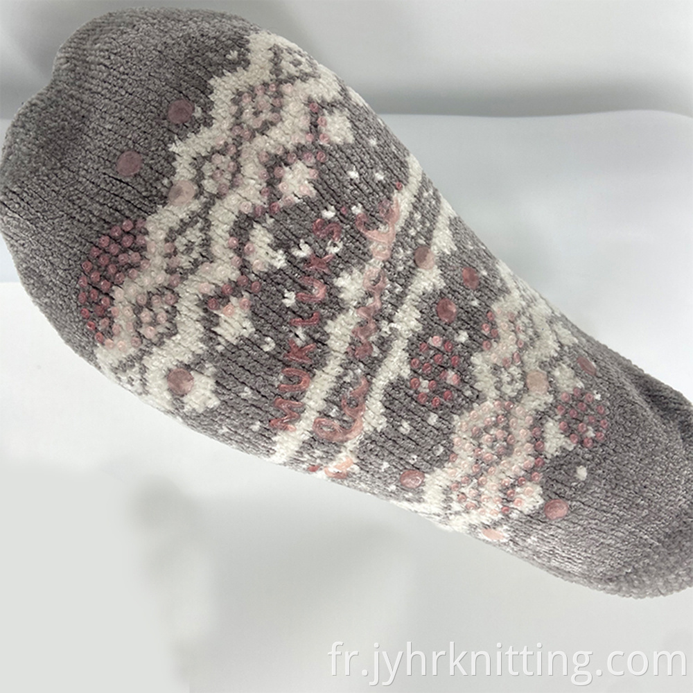 Cosy Cable Knit Slipper Sock
